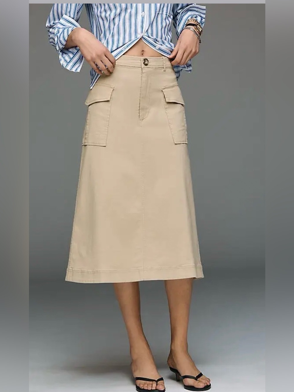 NEW Anthropologie Maeve Colette Cargo Skirt